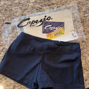 Capezio Kids Black Athletic Shorts